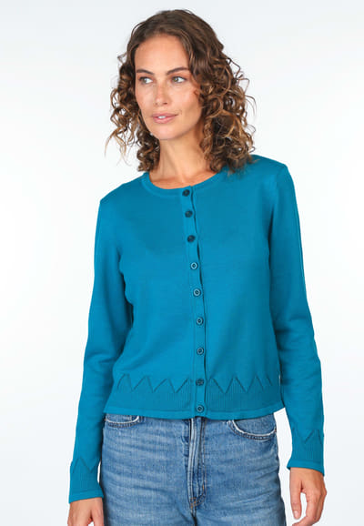 Strickjacke Manon - ocean