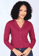 Strickjacke Valea  - red wine