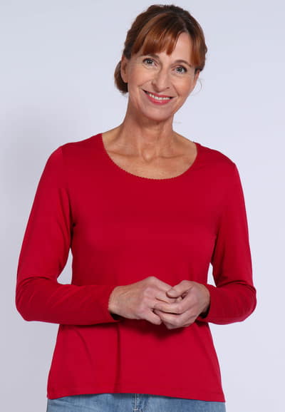Langarmshirt Philia - red
