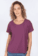 T-Shirt Betzi Solid  - plum