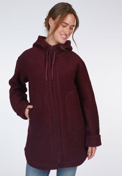 Mantel Miljah - plum
