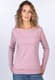 Langarmshirt Kajsa  - dusty orchid
