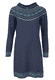 Strickkleid Astoria Flower - navy