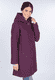 Wollmantel Wemke  - plum