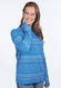 Strickpullover Sofia Circles - lapis