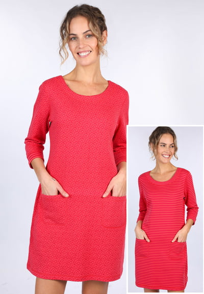 Wendekleid Tola Bow  - rubin