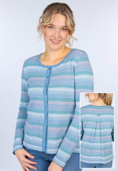 Strickjacke Kadiri - swedish blue