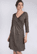Kleid Chlodette feather - henna