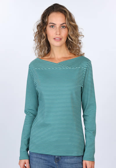 Langarmshirt Kajsa  - bottle green