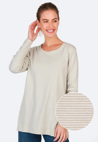 Langarmshirt Lonnja  - sand