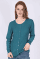 Strickjacke Delphine - emerald