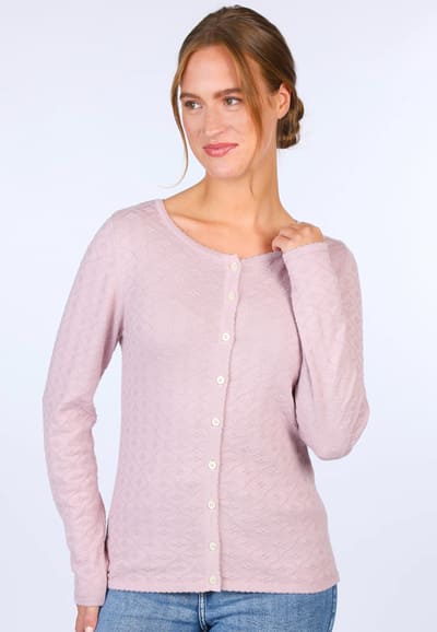 Strickjacke Natascha - rose