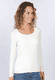 Langarmshirt Malin  - ivory