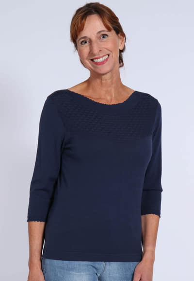 Strickpullover Annina - navy