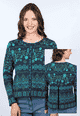 Strickjacke Kadir borders  - navy