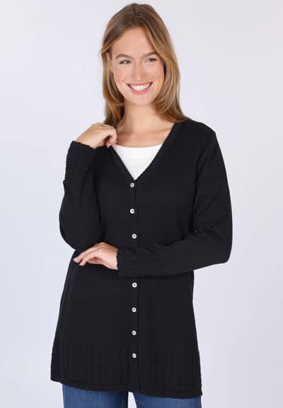 Strickjacke Angelana  - black