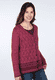 Strickjacke Christianne  - deep purple