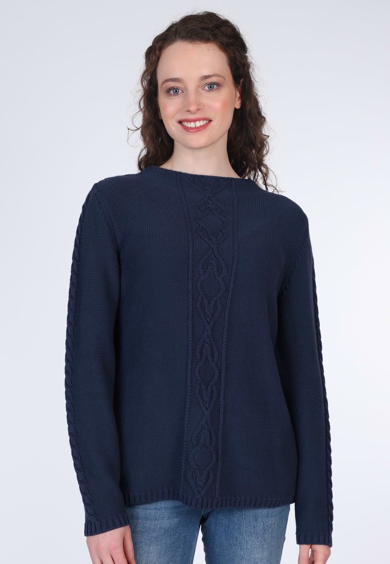 Strickpullover Dorit solid - navy