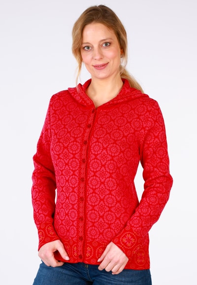 Strickjacke Adela - rubin