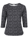 3/4-Arm Shirt Pitta Meadow  - black