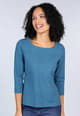 3/4-Arm Shirt Talara  - indigo