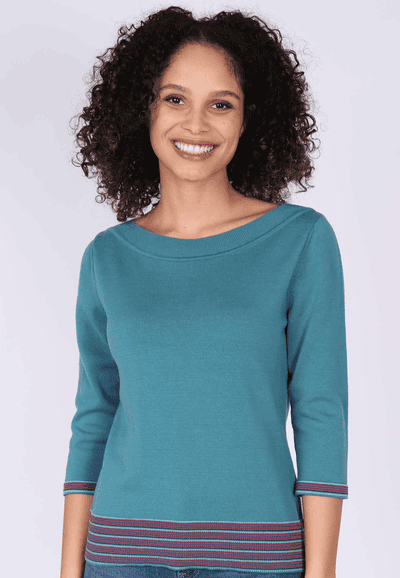 Strickpullover Camilista - emerald