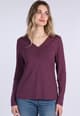 Langarmshirt Virginy - plum