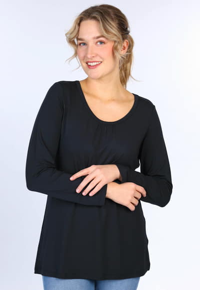 Langarmshirt Belinga - black