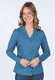 Bluse Celeste daisy - indigo