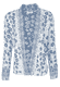 Strickjacke Dilara Flower - ivory