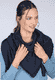 Strickdreieckstuch Lisa  - navy