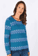 Strickjacke Annegret jacquard  - nautical