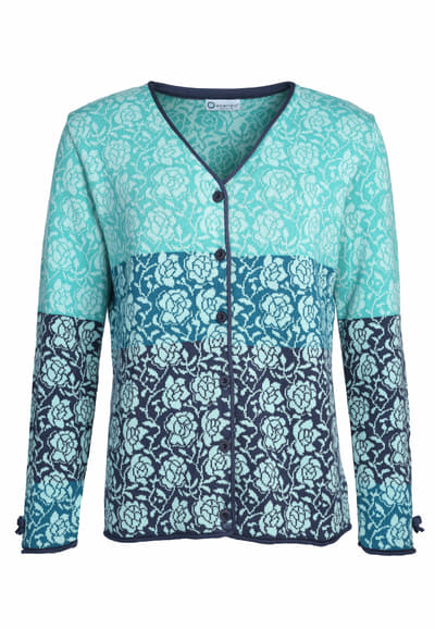 Strickjacke Christa Roses - navy