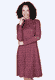 Kleid Ova  - deep purple