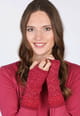 Handstulpen Lucy oriental  - rubin