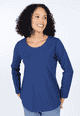 Langarmshirt Nore - indigo
