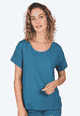 T-Shirt Betzi Solid  - lake