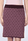 Strickrock Mina  - plum