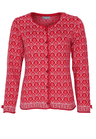 Strickjacke Wilma Livo - rubin