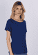 T-Shirt Zoe solid  - indigo