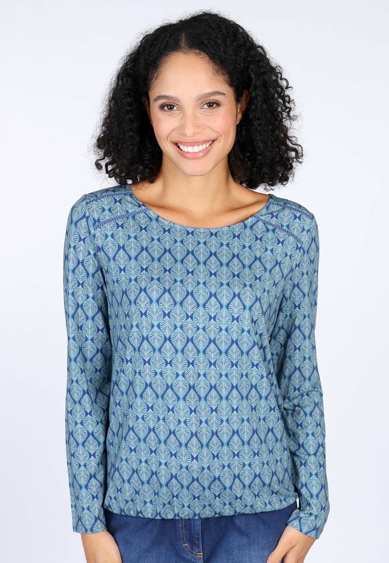 Langarmshirt Lindi - sky