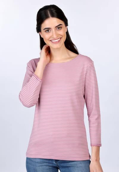 3/4-Arm-Shirt Bea - dusty orchid