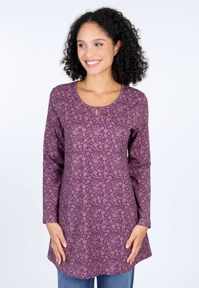 Tunika Lottali Meadow  - deep purple