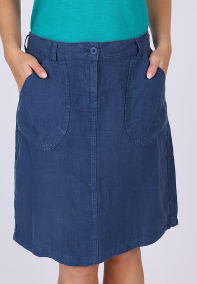 Rock Dorinjar linen - indigo