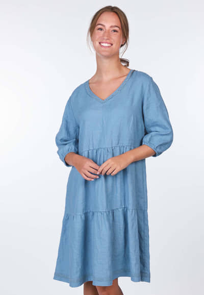 Kleid Elin - swedish blue