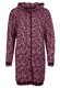 Strickmantel Hedje  - plum