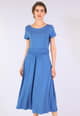 Kleid Malinda solid - royal blue