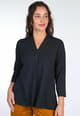 3/4-Arm-Shirt Lilitha - black