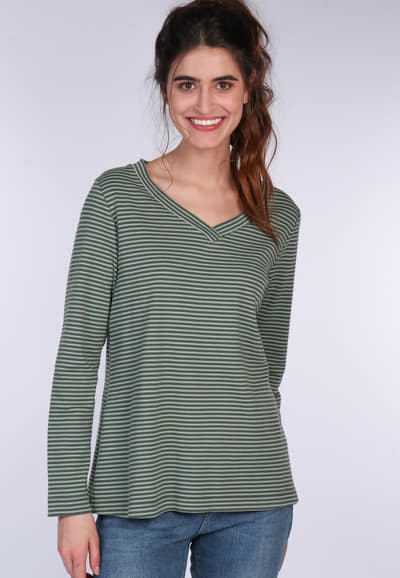 Langarmshirt Synni - thyme