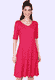 Kleid Alison  - azalea